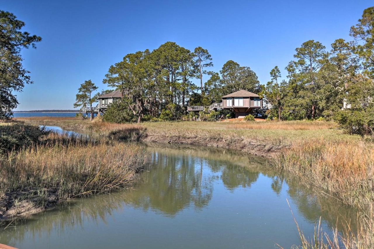 Villa Airy Treehouse With Bikes Walk To Harbour Town! Hilton Head Island Exterior foto